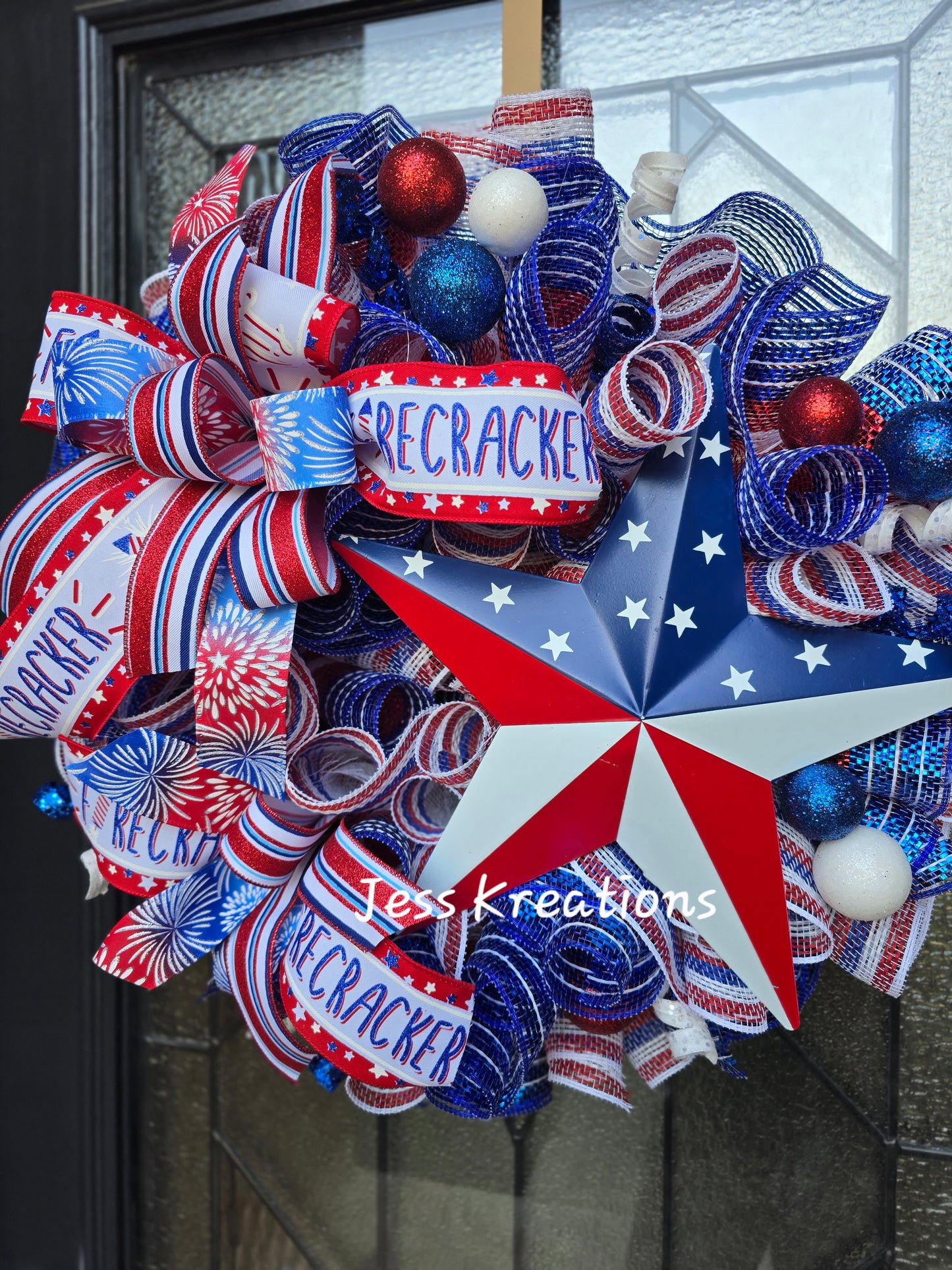 Festive Patriotic Wreath