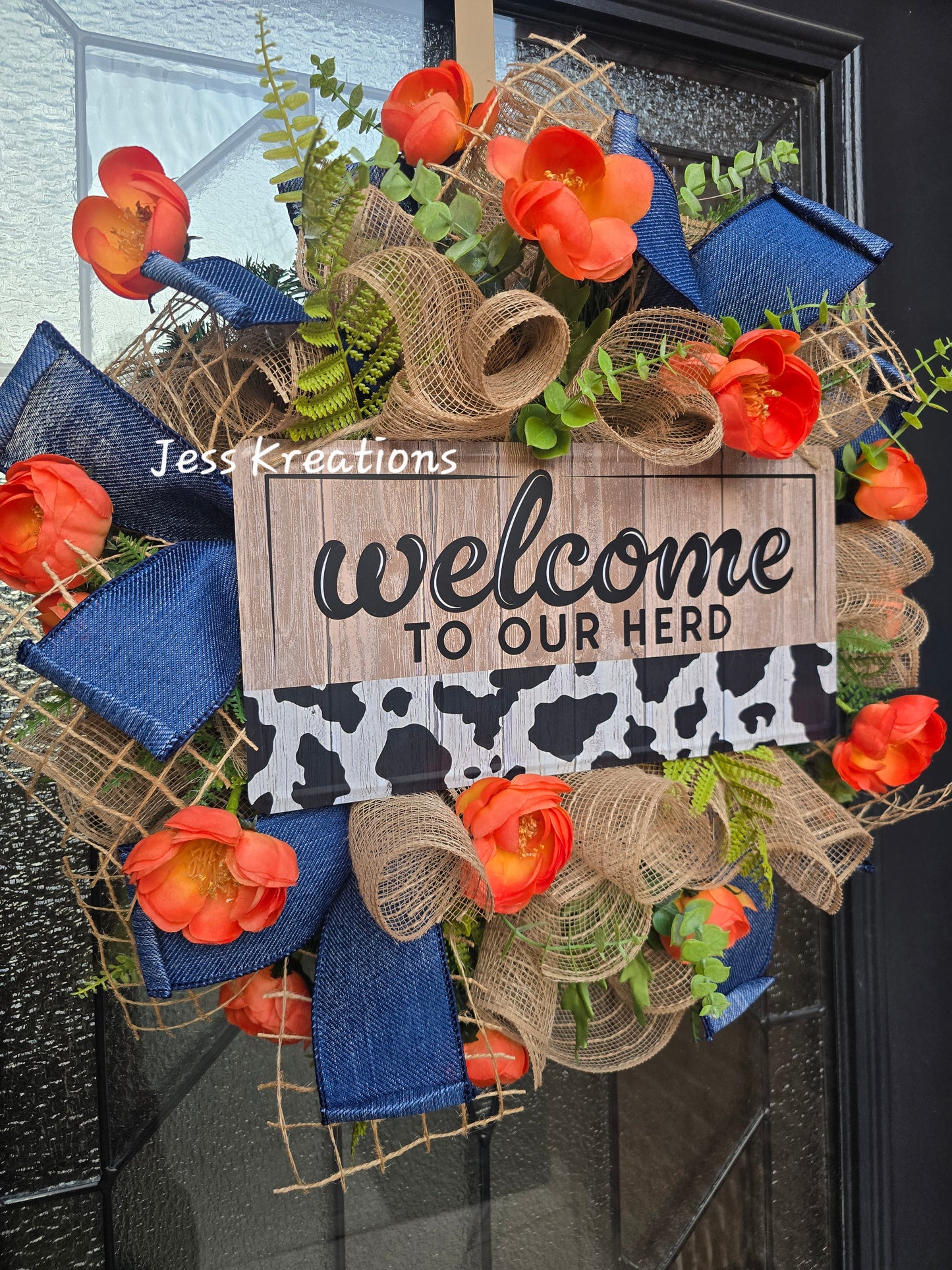 Welcome to Our Herd Wreath